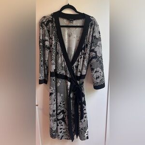 Style & Co. Black and White Patterned Dress